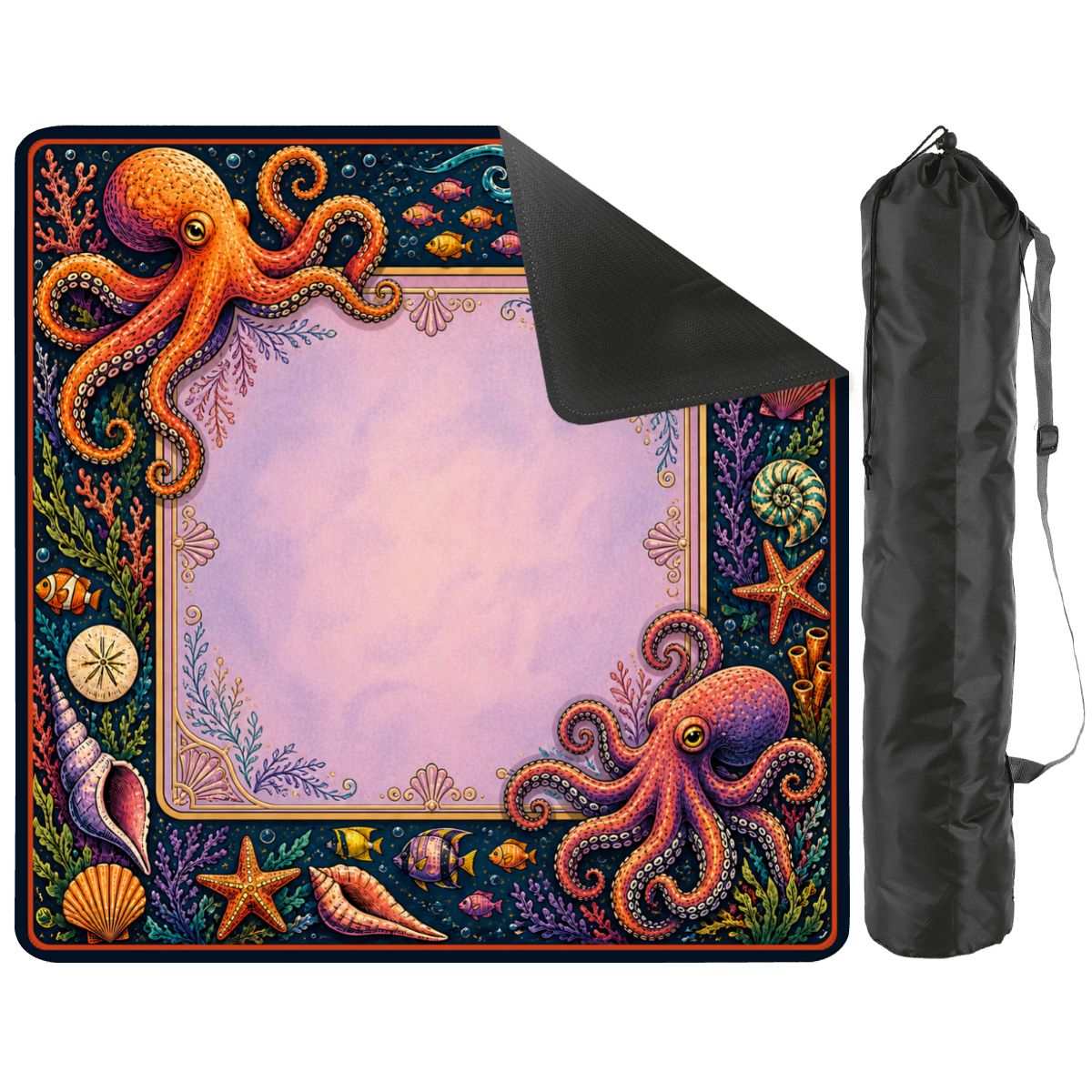 Octopus Reef Mahjong Mat