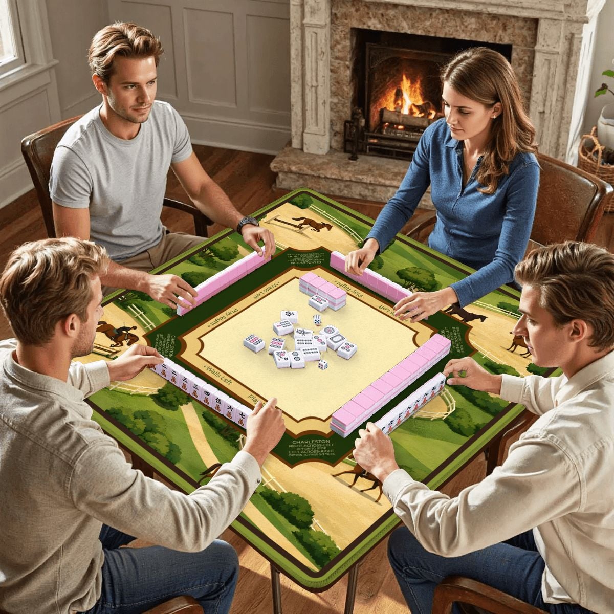Grand Prix Estate Mahjong Mat