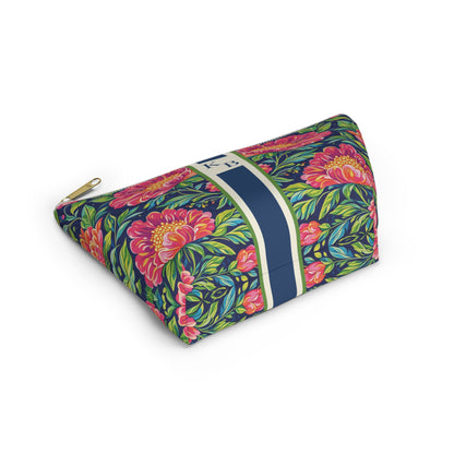 Grandmillennial Peony Mahjong Card & Accessory Pouch