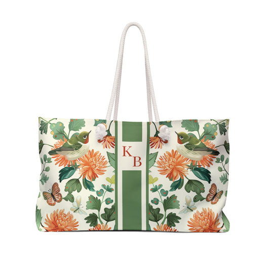 Aviary Garden Mahjong Rack Tote Bag