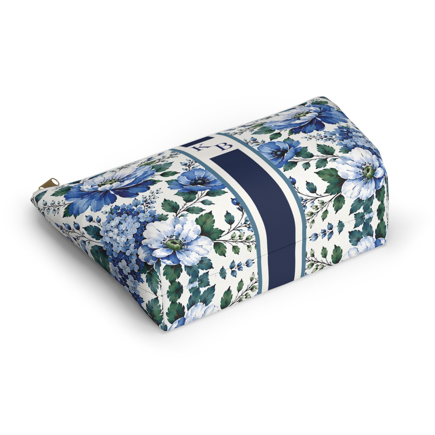 Cobalt Garden Mahjong Tile Bag