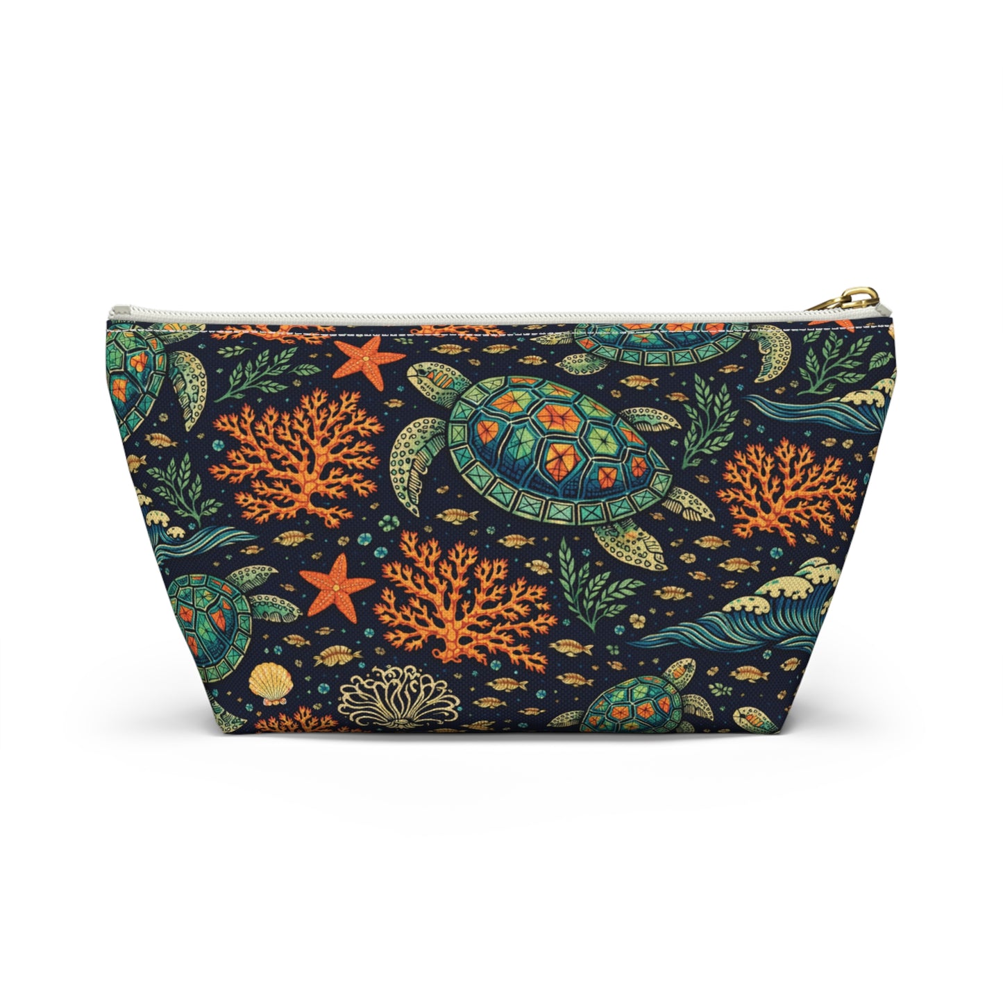 Indigo Reef Mahjong Card & Accessory Pouch
