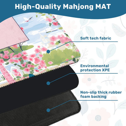 Parisian Garden Mahjong Mat