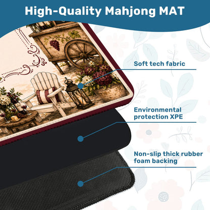 Vino Amici Mahjong Mat