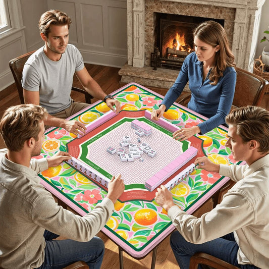 Citrus Veranda Mahjong Mat
