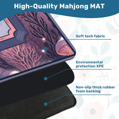 Twilight Bloom Mahjong Mat