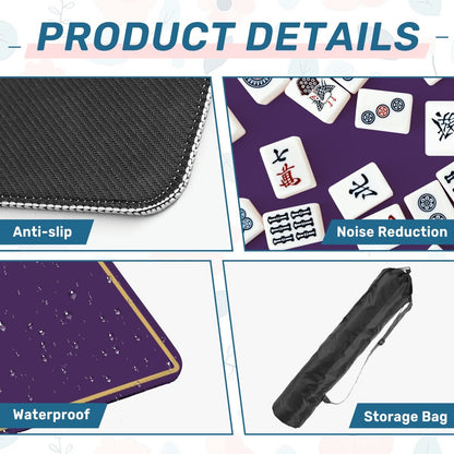 Amethyst Luxe Mahjong Mat