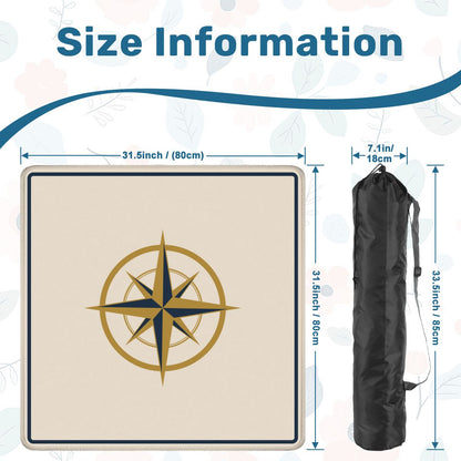 Northpoint Club mahjong mat size guide and carrying bag dimensions