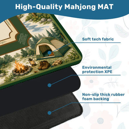 Happy Camper Mahjong Mat