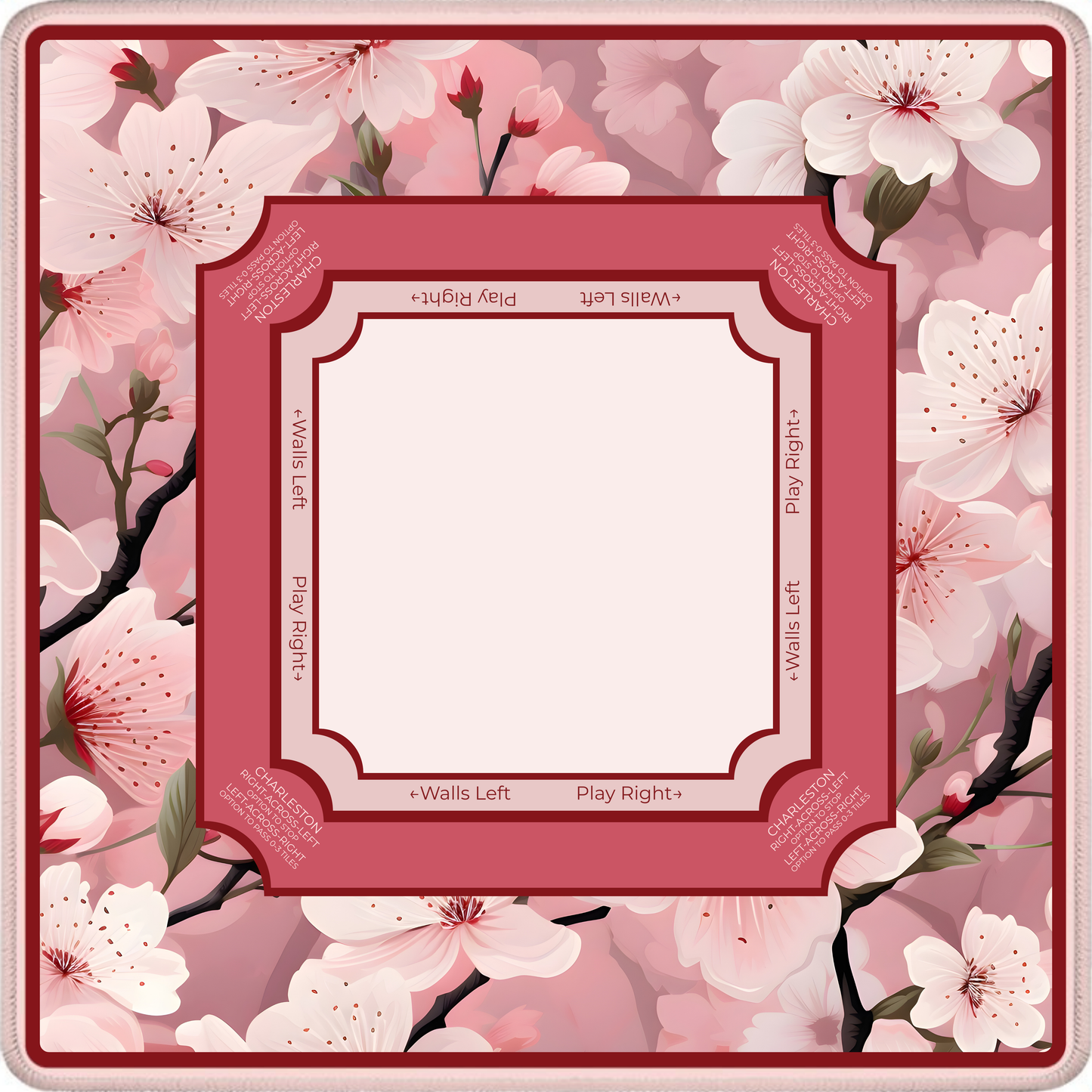Blush Sakura Mahjong Mat