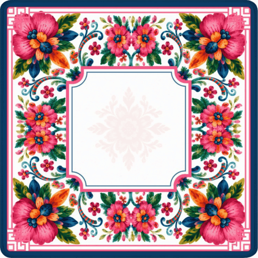 Fiesta Bloom Mahjong Mat