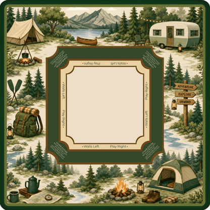 Happy Camper Mahjong Mat