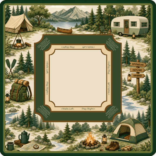 Happy Camper Mahjong Mat