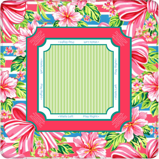 Hibiscus Ribbon Mahjong Mat