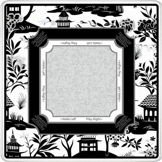 Ivory Pagoda Silhouette Mahjong Mat