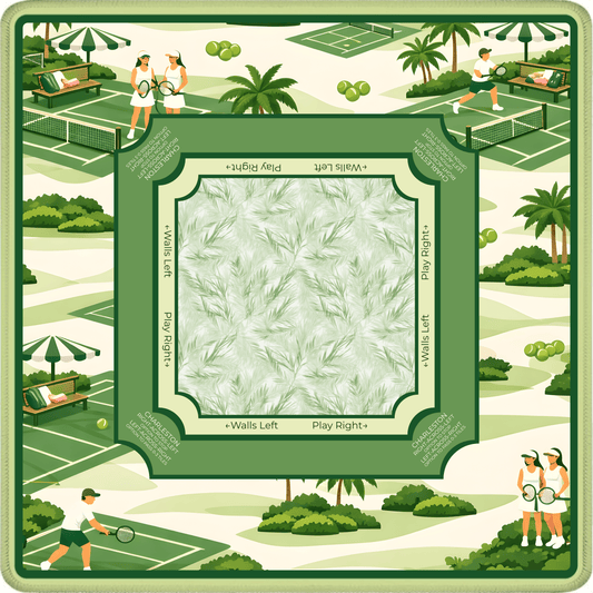 Palm Court Tennis Club Mahjong Mat