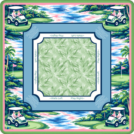 Palm Grove Links Mahjong Mat