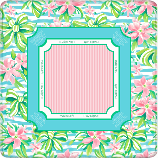 Palm Ribbon Garden Mahjong Mat