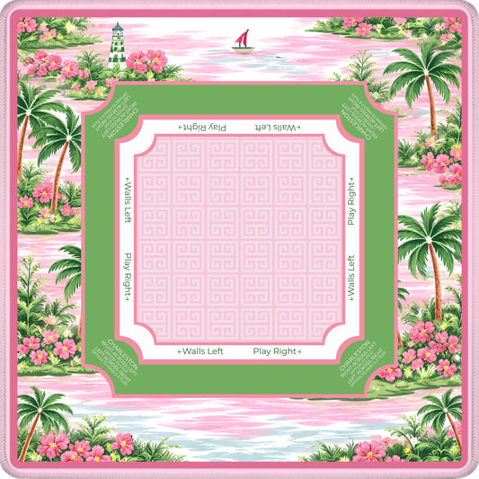 Pink Regatta Mahjong Mat