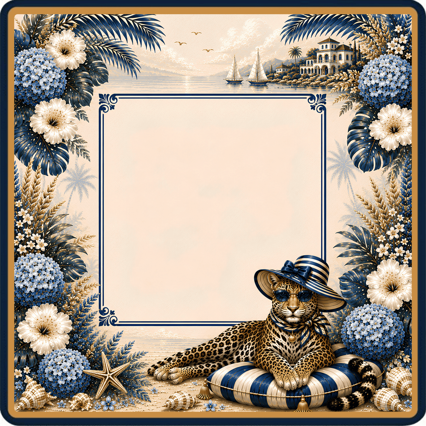 Riviera Leopard Mahjong Mat