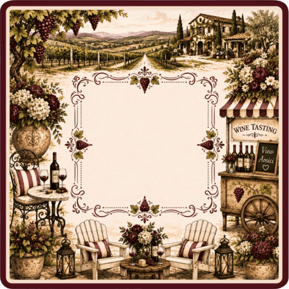 Vino Amici Mahjong Mat