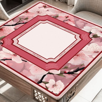 Blush Sakura Mahjong Mat