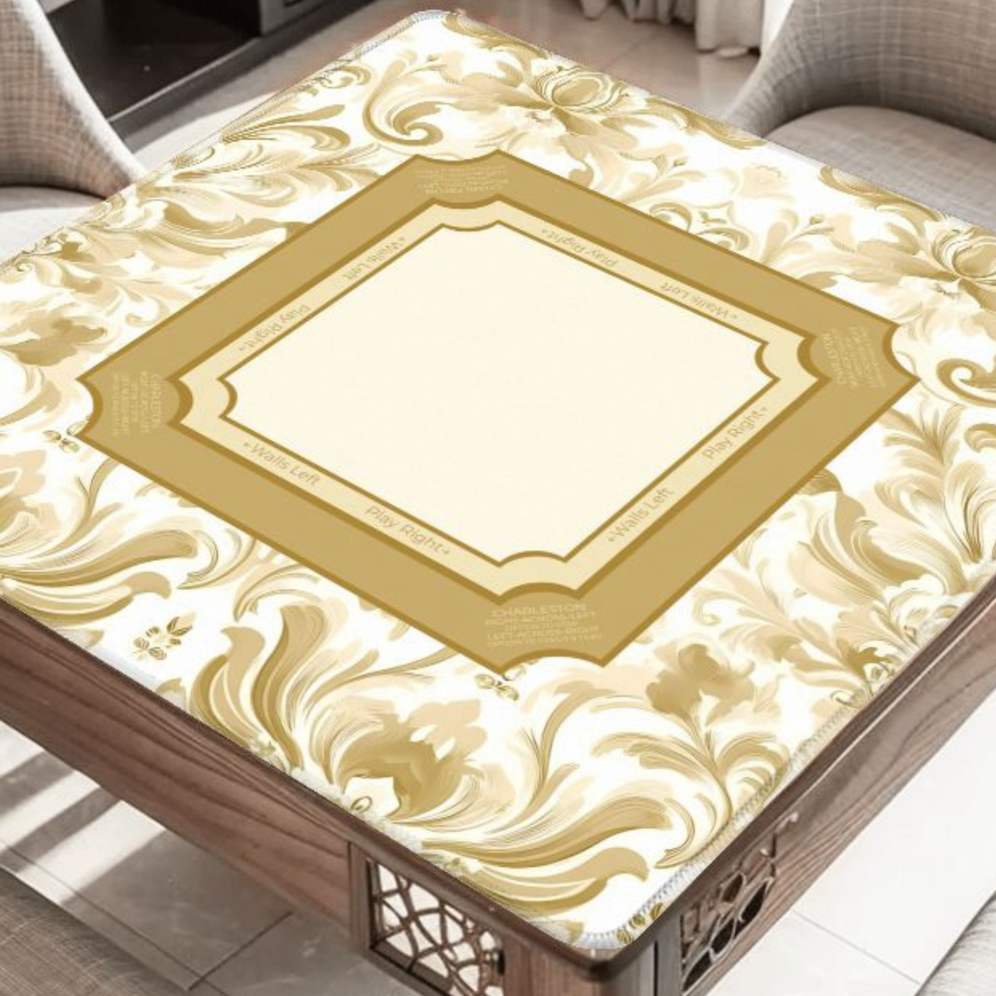 Champagne Conservatory Mahjong Mat