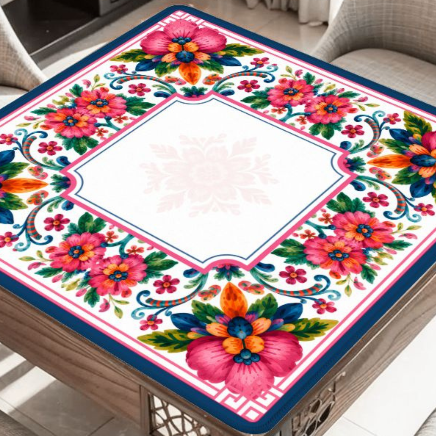 Fiesta Bloom Mahjong Mat