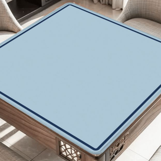 French Powder Blue Mahjong Mat