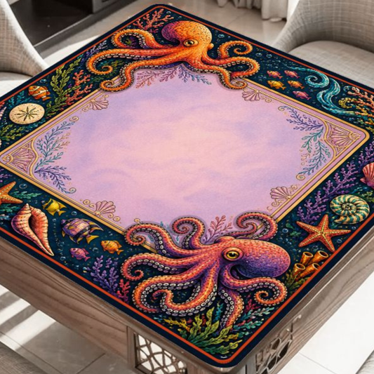 Octopus Reef Mahjong Mat