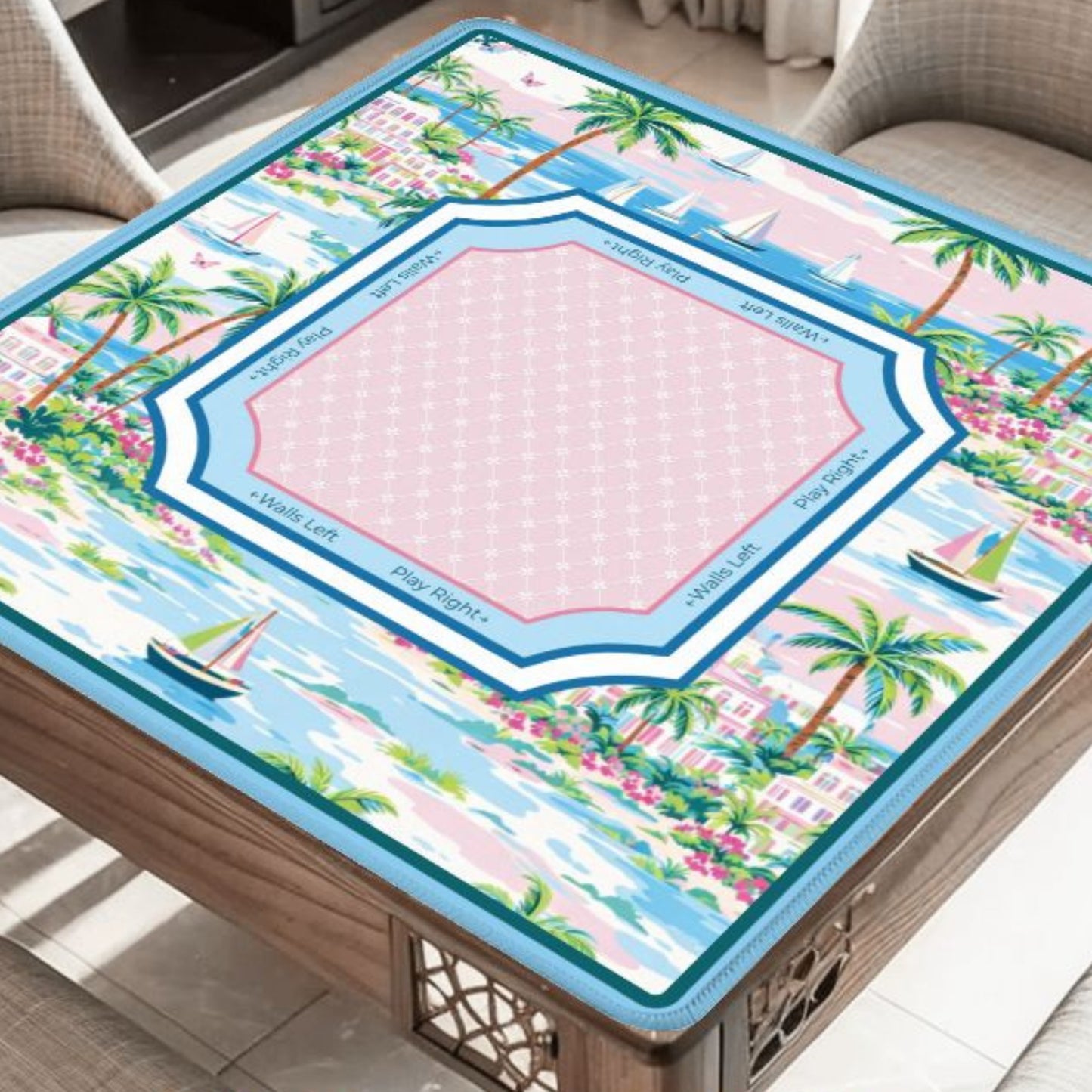 Palm Royale Mahjong Mat