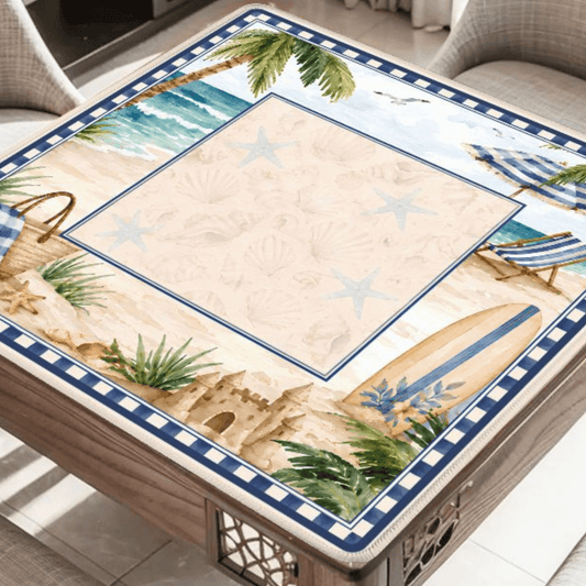 Seaside Escape Mahjong Mat