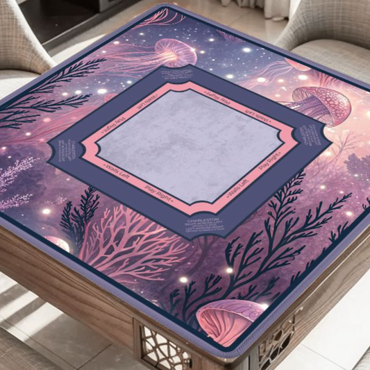 Twilight Bloom Mahjong Mat