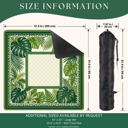 Palm Garden Tropical Mahjong Mat