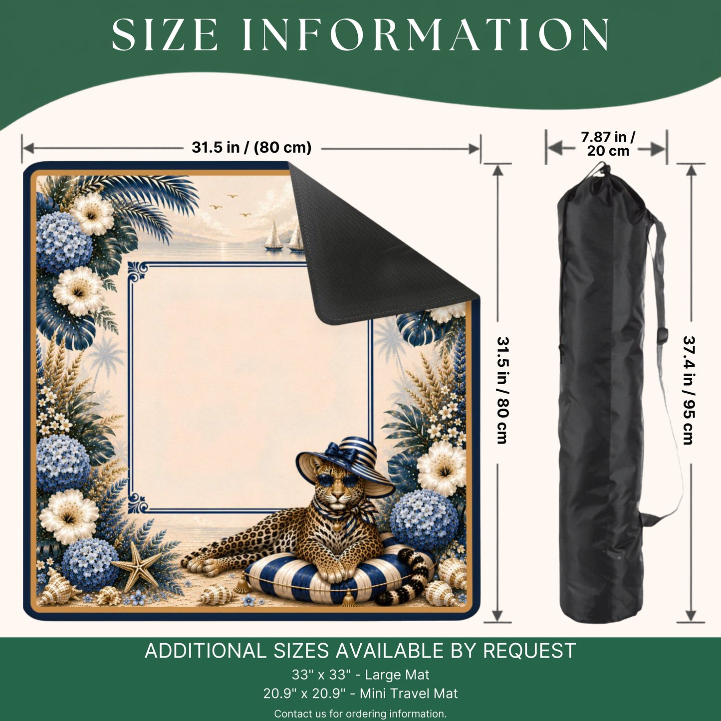 Riviera Leopard Mahjong Mat