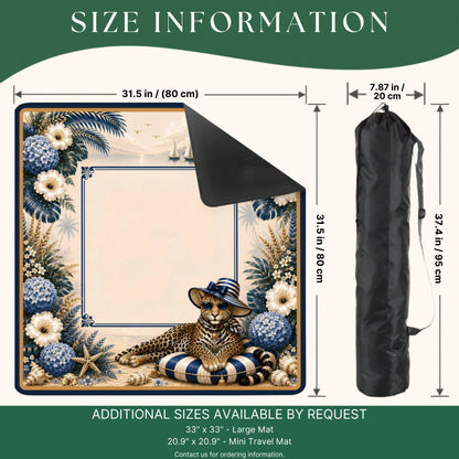 Riviera Leopard Mahjong Mat